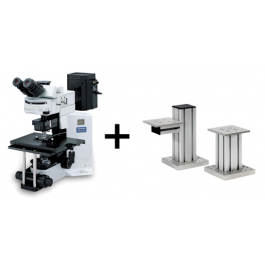 npi electronic GmbH | Evident (Olympus) BX51WI Upright microscope with fixed stage, DIC/IR (775 nm) contrast for Brain Slices