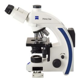 Optosys: The Upright Microscope Zeiss Primo Star iLED, fluorescence for investigations of tuberculosis and African sleeping sickness