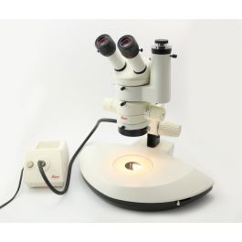 microscopia | Refurbished Leica Stereo Microscope MS5 with Large Transmitted Light Base and KL200, Photo Output with c-mount Adapter