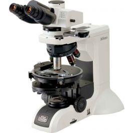 NIKON - das aufrechte Mikroskop  ECLIPSE LV100ND POL/DS zur Dispersionsfärbung für die qualitative Analyse von Asbest