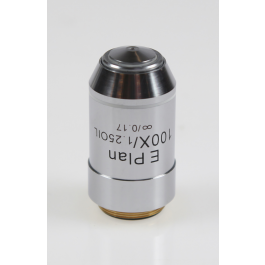 KERN & SOHN | Microscope Infinity E-Plan Objective OBB-A1158 - Infinity E-Plan Objective Lens 100x / 1.25 W.D. (0.19 mm) (oil) (sprung)