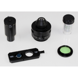 KERN & SOHN - Phase Contrast Unit OBB-A1212 - Individual Plug-in Phase-Contrast Unit with ∞ PH Plan Objective Lens 100×, for 100× 