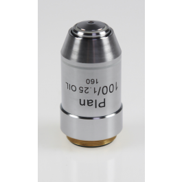 KERN & SOHN - Microscope Objective Lens OBB-A1242 Planachromatic Objective Lens, 100x / 1.25 (0.69 mm) Oil