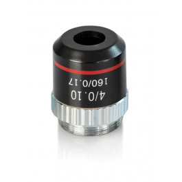KERN & SOHN - Microscope Objective Achromatic OBB-A3203 Achromatic objective lens, 4x / 0.1 W.D. (27 mm)