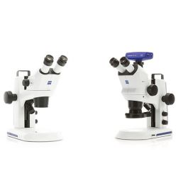 LLS Rowiak: ZEISS Stemi 305 und ZEISS Stemi 508 mit Transportkoffer und Powerbank für Bestimmungsübungen in Botanik und Zoologie im Klassenraum, im Labor und im Feld