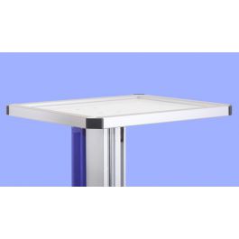 Optosys: ZEISS Discovery Series und ZEISS Axio Zoom.V16: Ablageplatte 250x300 mm zu Foku motor 3 und Grob/Fein-Trieb 490 mm