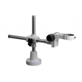 Ryf AG | RUS-4 - Universalstativ Ryf, mit rundem Alu-Fuß (weiß lackiert). Tischmontage mit 3x M8 (Swiss Made)