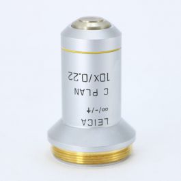 microscopia | Used Leica Objective ∞/-/↑ C PLAN 10x/0.22 (506075)