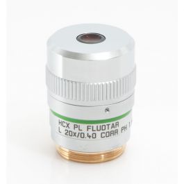 Wie-Tec | (Generalüberholt) Leica Mikroskop-Objektiv HCX PL Fluotar L 20x/0,40 CORR PH1 506243