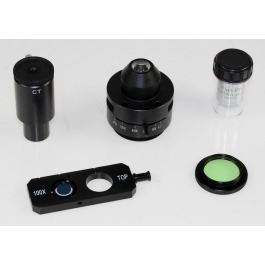 KERN & SOHN - Phasenkontrasteinheit OBB-A1212 - Bundle mit ∞ PH-Plan-Objektiv 100×, für 100× 