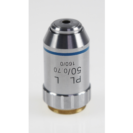 KERN & SOHN | Mikroskop-Objektivlinse OBB-A1267 - Planachromatische Objektivlinse für einen großen Arbeitsabstand, 50x / 0,7 (3 mm)