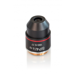 KERN & SOHN - Mikroskopobjektiv OBB-A1562 - Achromatisches Objektiv, E-Plan 4x/0,10 W.D. (14,5 mm), Anti-Fungus